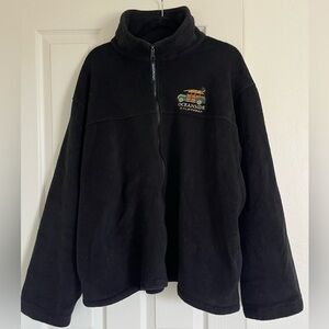 Oceanside Black Fleece Jacket